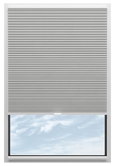 Halo, Feather Grey - Stick Fit Slim Honeycomb Blind